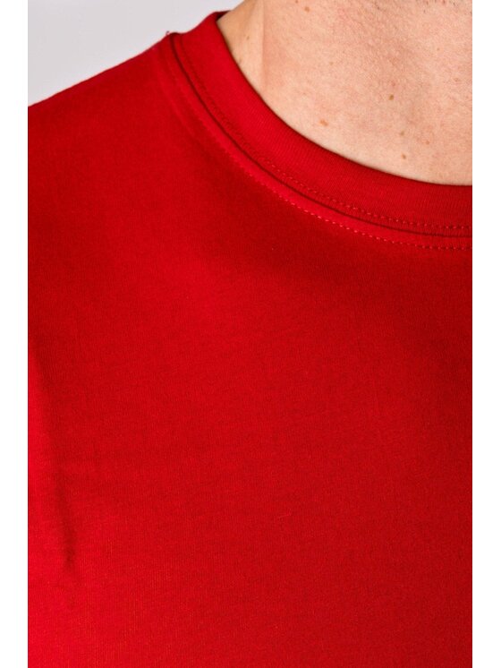 TeeShoppen TeeShoppen T-Shirt 'Basic Collection' Czerwony Regular Fit