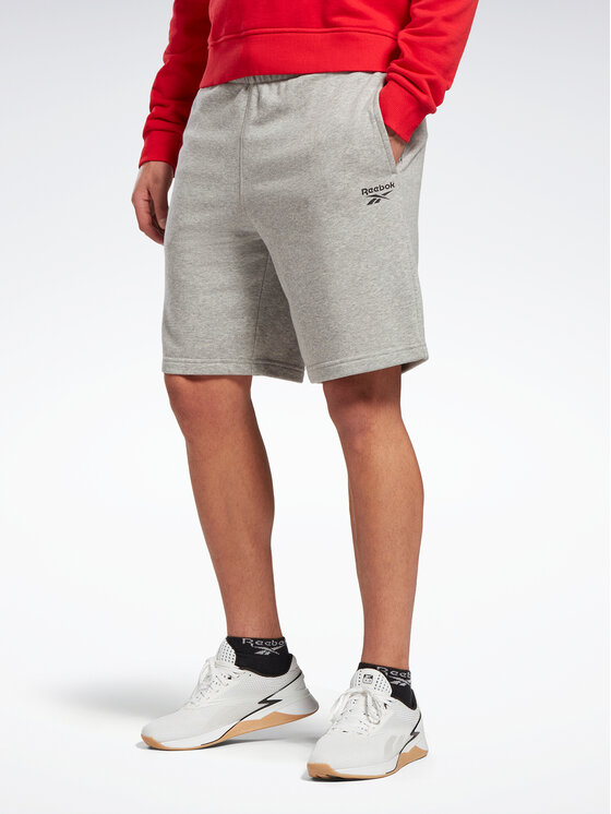 Reebok Reebok Sportiniai šortai Reebok Identity French Terry Shorts HZ8784 Pilka Regular Fit