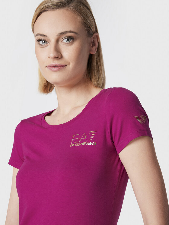 T-shirt 8NTT65 TJDQZ 1443 Rosa Regular Fit