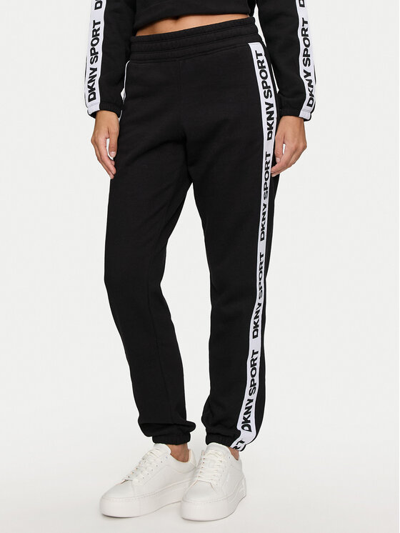 DKNY Sport Pantaloni trening DP4P3462 Negru Regular Fit