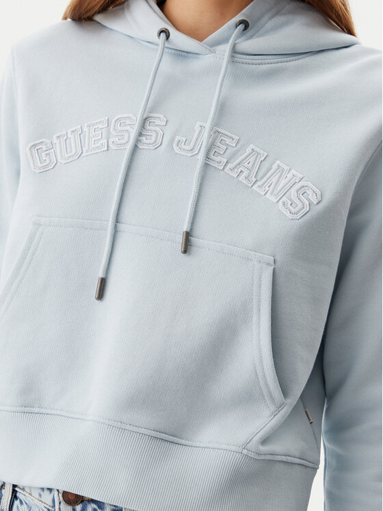 Guess Jeans Guess Jeans Bluză W5GQ22 K68I4 Albastru celest Regular Fit