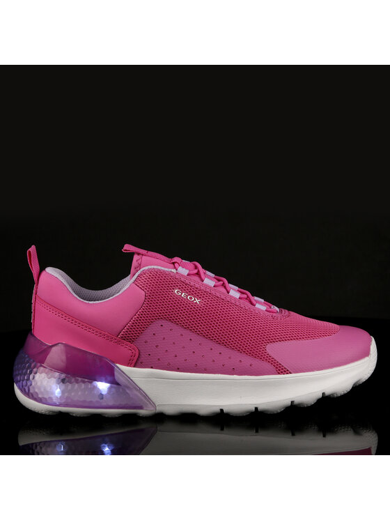 Geox Geox Sneakersy J Activart Illuminus J45LZA 0149J C8257 DD Różowy
