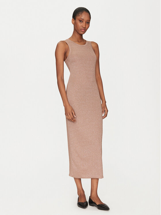 Marella Marella Vsakodnevna obleka Torso 2515621011 Rjava Regular Fit