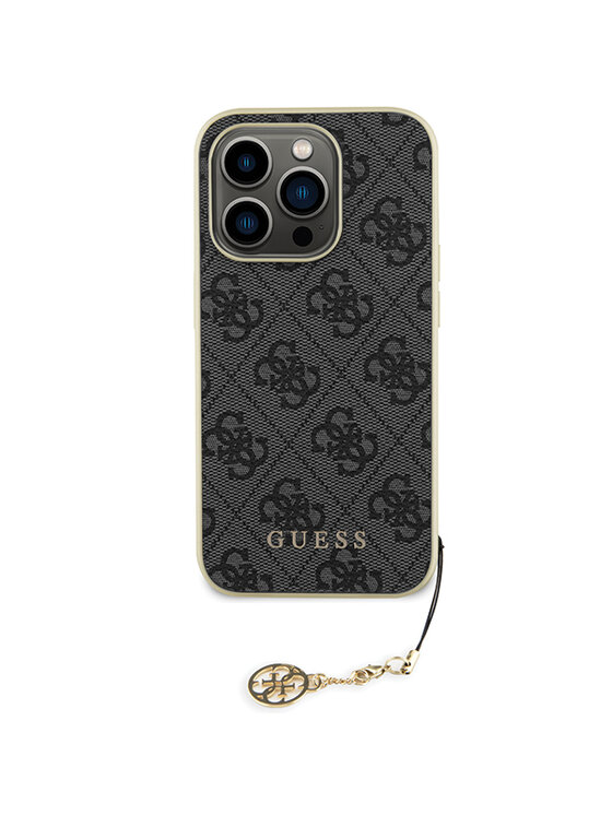 Guess Guess Etui na telefon iPhone 15 Pro Szary
