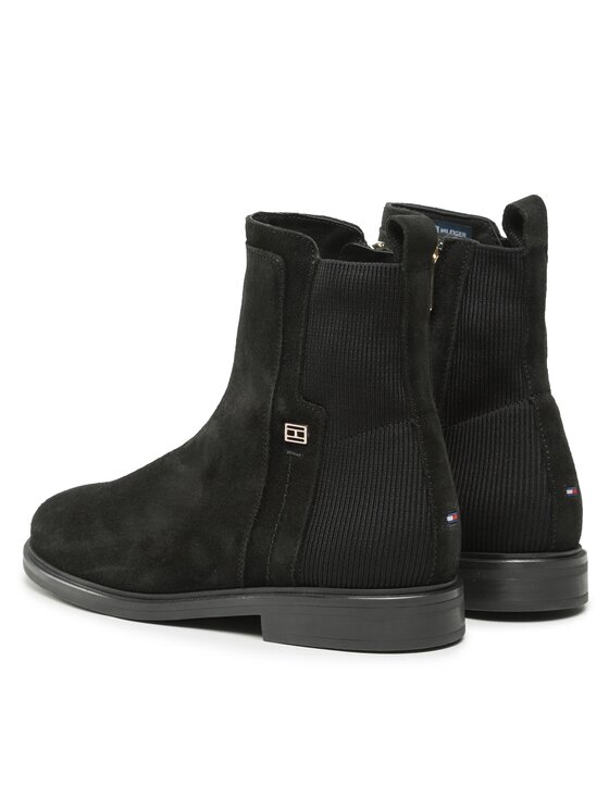 Tommy Hilfiger Stiefeletten Tommy Essentials Boot FW0FW07474 Schwarz Modivo
