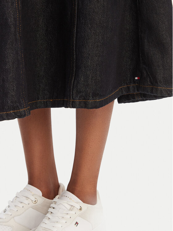 Tommy Hilfiger Tommy Hilfiger Джинсова спідниця WW0WW47730 Cиній Regular Fit