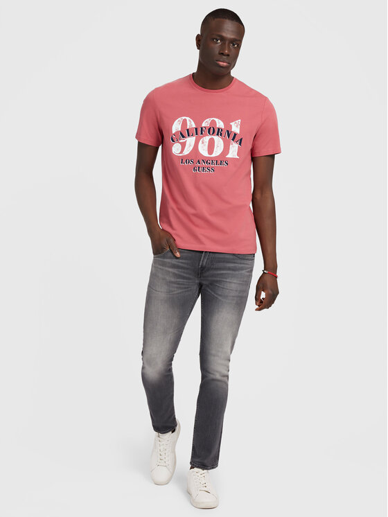Guess Guess Džínsy Miami M2YAN1 D4Q52 Sivá Skinny Fit