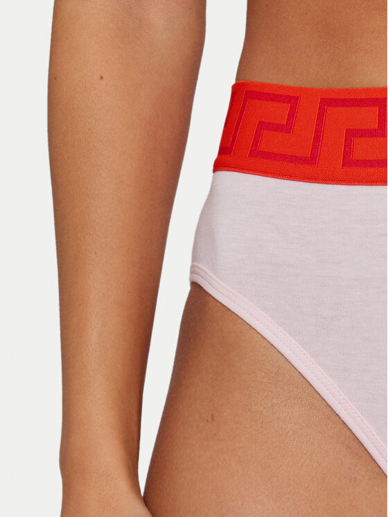 Versace Versace Klasične gaćice s visokim strukom AUD01050 1A1001 Ružičasta