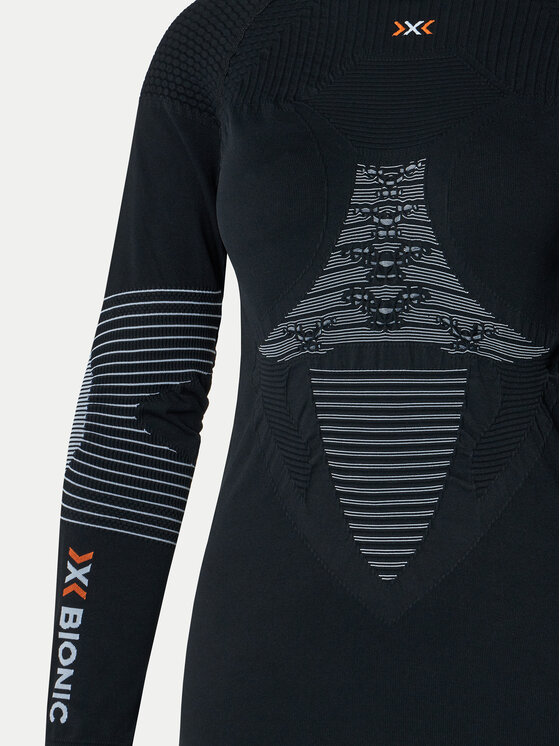 X-Bionic X-Bionic Termoaktīva apģērba augšdaļa Energizer 4.0 NGYT06W19W Melns Slim Fit