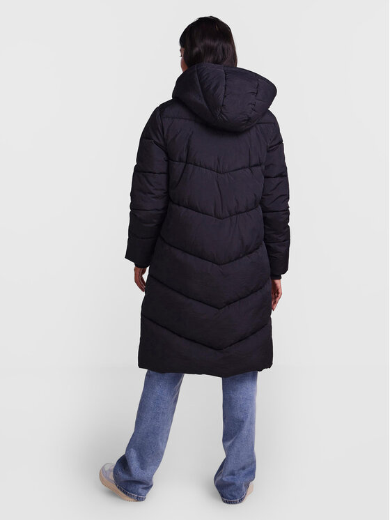 Pieces Pieces Μπουφάν χειμωνιάτικο Jamilla 17126619 Μαύρο Oversize