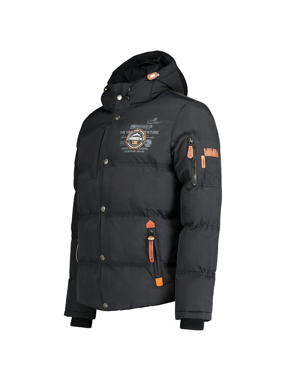 Geographical Norway Geographical Norway Parka WU5933H/GN-BLACK Czarny Reglan Fit