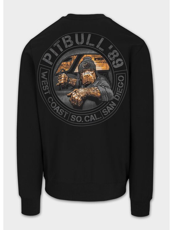 PITBULL PITBULL Bluza Bluza męska DRIVING XXL Czarny Regular Fit