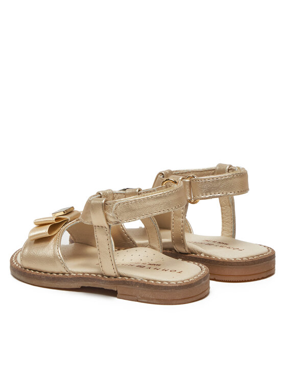 Tommy Hilfiger Tommy Hilfiger Sandały Sandalo T1A2-33940-0220 M Złoty