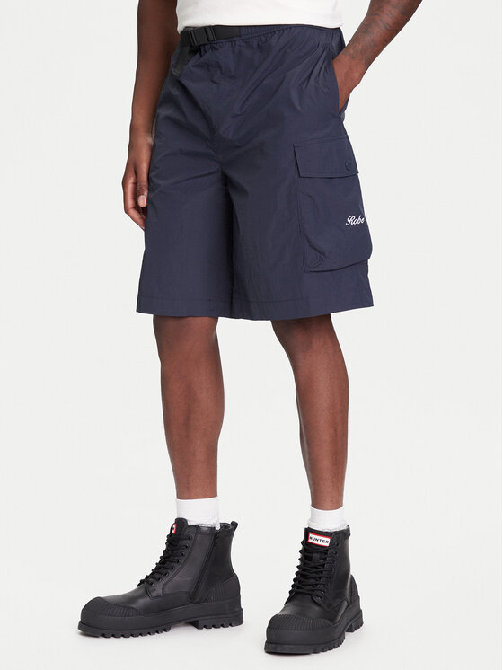 Robe di Kappa Robe di Kappa Stoffshorts Giovani 67124BW Dunkelblau Regular Fit