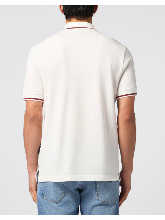 PHILIPP PLEIN PHILIPP PLEIN Polo 30555 Biały Slim Fit