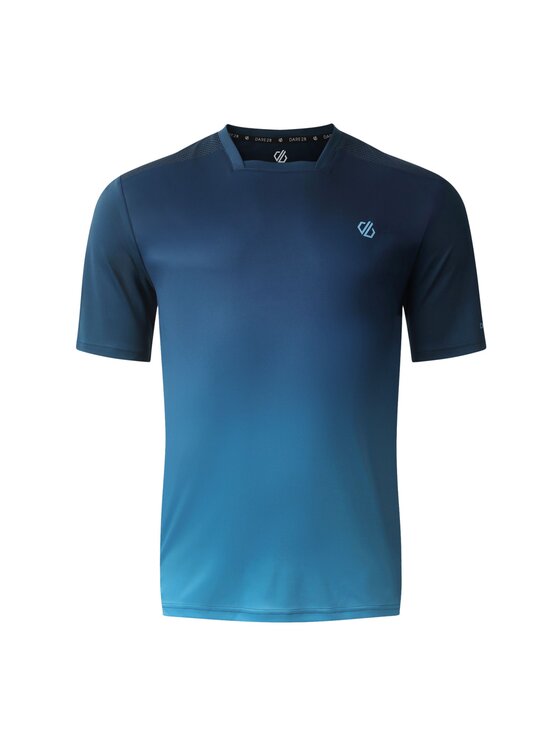 Dare2B Dare2B T-Shirt Trackstand II Błękitny Short Fit