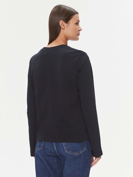 Tommy Hilfiger Tommy Hilfiger Bluse WW0WW40292 Dunkelblau Regular Fit