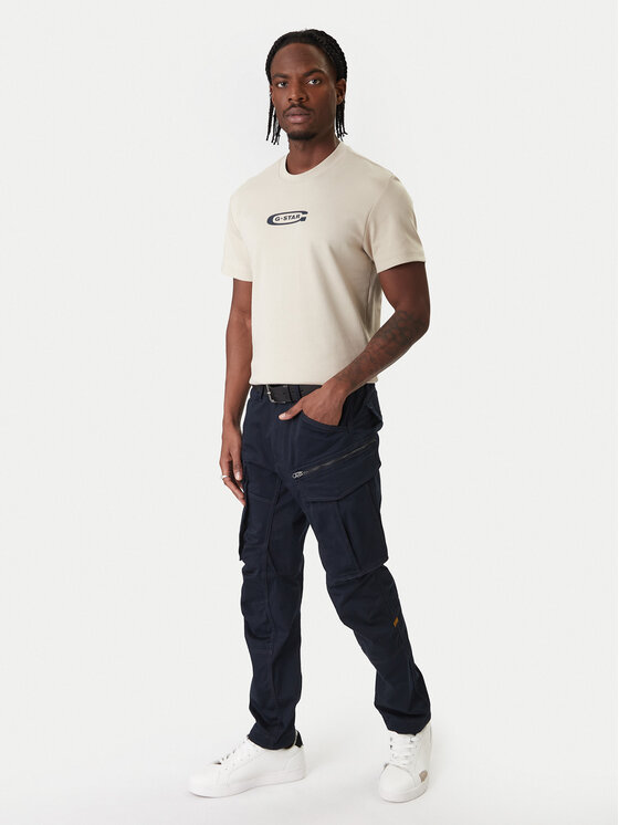 G-Star Raw G-Star Raw T-Shirt Old Skool D25967-C812 Beżowy Regular Fit