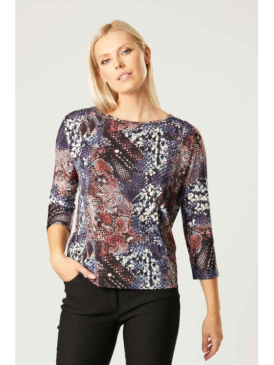 QUIOSQUE QUIOSQUE Halenka 19-D-105 Fialová Regular Fit