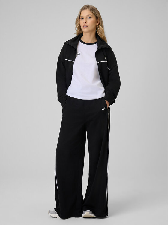 4F 4F T-Shirt SPORTS CLUB Biały Regular Fit
