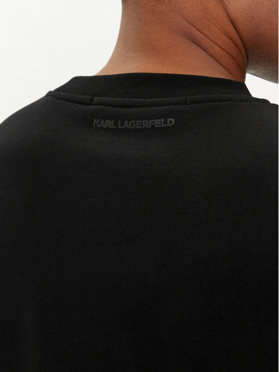KARL LAGERFELD KARL LAGERFELD Pulóver 705430 542941 Fekete Regular Fit