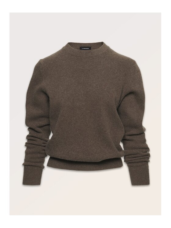 La Mania La Mania Maglione MELLOW Marrone Classic Fit