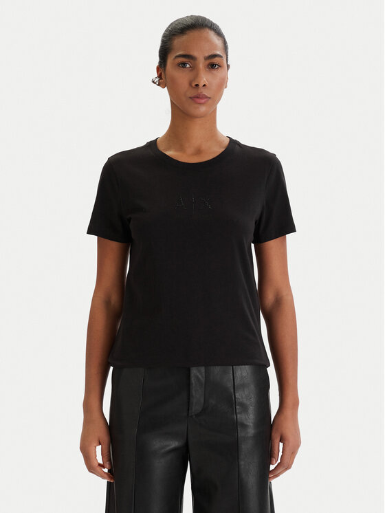 Armani Exchange Armani Exchange Marškinėliai XW001459 AF10356 UC001 Juoda Regular Fit