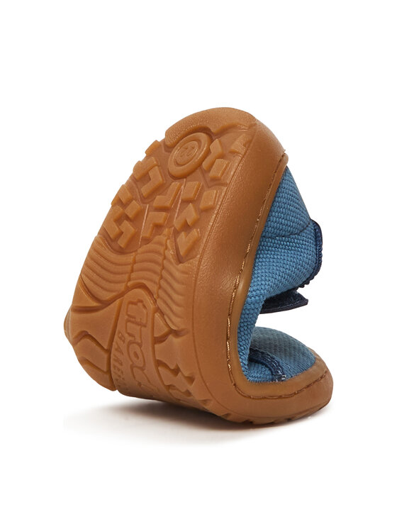 Froddo Froddo Pantofole Barefoot Canvas T-Bar G1700439-1 M Blu