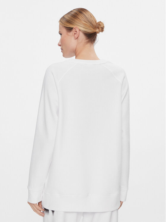 DKNY Sport DKNY Sport Majica dugih rukava DP3T9623 Bijela Relaxed Fit