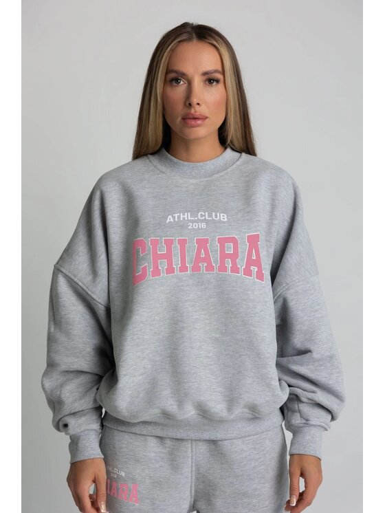 Chiara Wear Chiara Wear Bluza Bluza oversize CHIARA WEAR Szary Oversize