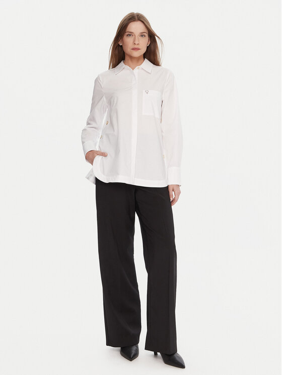 LOLA CASADEMUNT LOLA CASADEMUNT Сорочка LF2515025 Білий Regular Fit