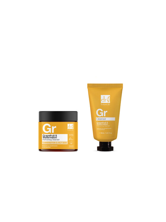 Dr Botanicals Dr Botanicals Refreshing cleaner z grejpfrutem i arbuzem Żel do mycia twarzy