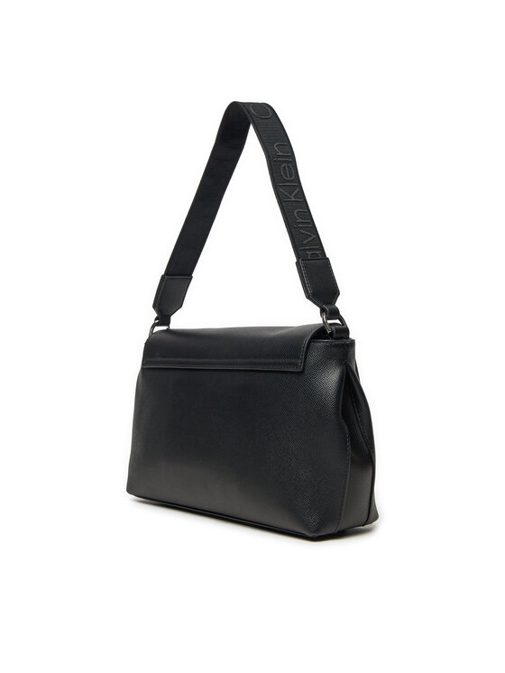 Calvin Klein Calvin Klein Torebka Ck Must Top Handle Bag_Caviar K60K613085 Czarny