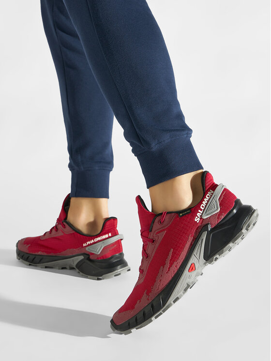 Salomon Salomon Tekaški čevlji Alphacross 4 Gtx GORE-TEX 417228 26 V0 Rdeča