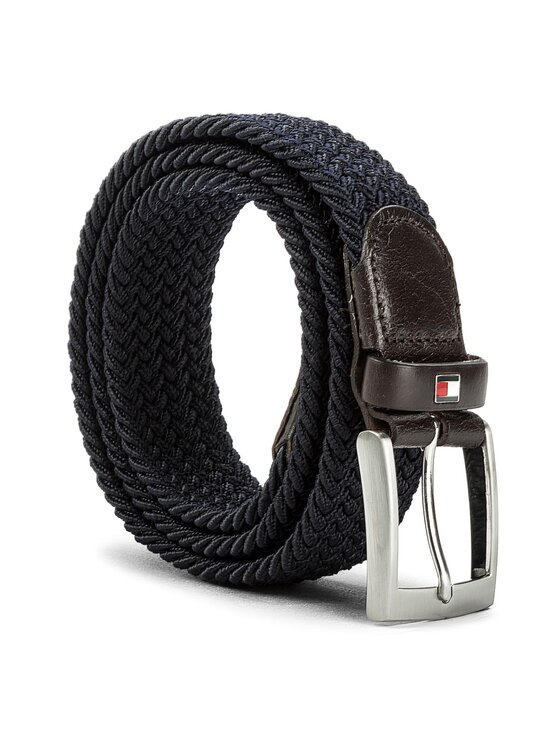 Tommy Hilfiger Tommy Hilfiger Мъжки колан New Adan Belt 3.5 AM0AM02801 85 Тъмносин