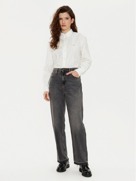 Tommy Jeans Tommy Jeans Džínsy Layla DW0DW20169 Sivá Slim Fit
