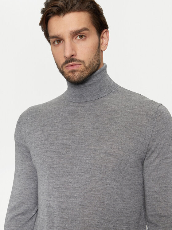 Liu Jo Liu Jo Bluză cu gât QXX006 MA27P Gri Regular Fit