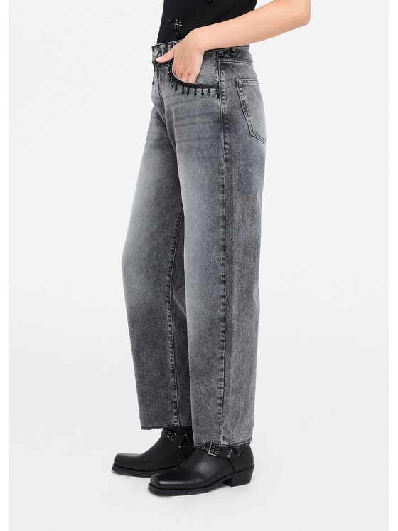 Liu Jo Liu Jo Jeansy MF5400D492703223 Czarny Carrot Fit