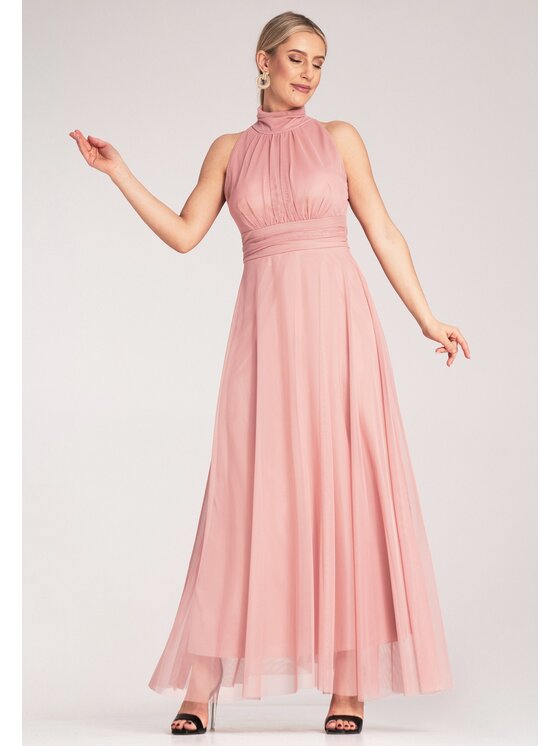 FIGL FIGL Večerní šaty M1173 Růžová Flared Fit