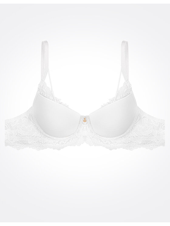 Esotiq Esotiq Biustonosz push-up 41345-01X Biały