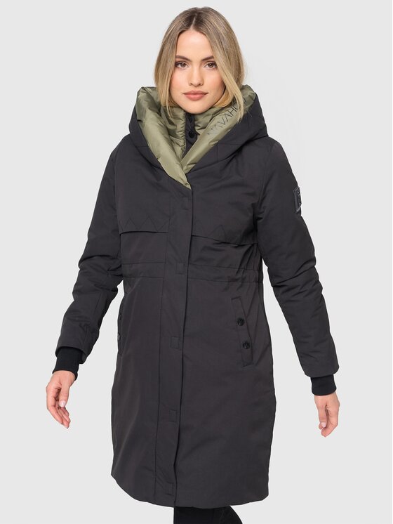 Navahoo Navahoo Kurtka zimowa Snowelf Czarny Regular Fit