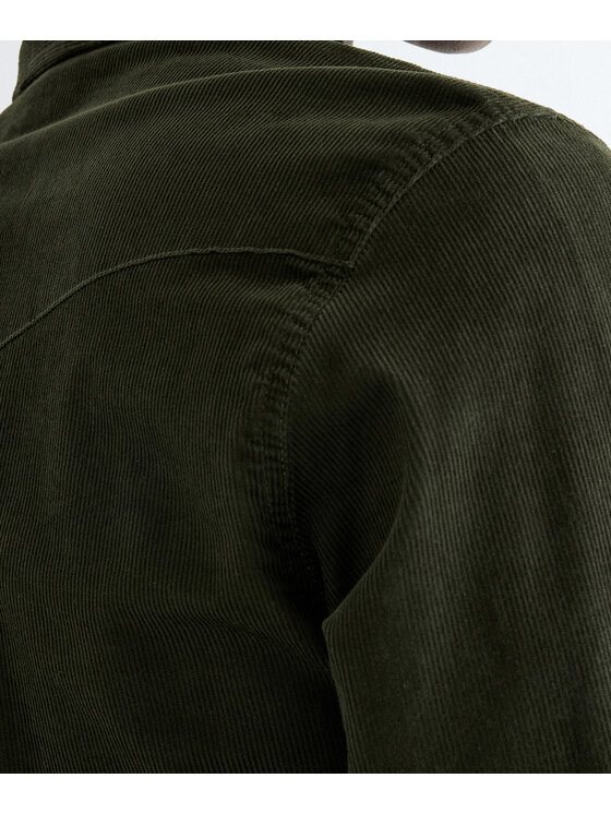 Wrangler Wrangler Koszula 112386901 Zielony ciemny Regular Fit