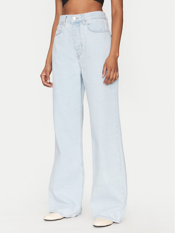 2NDDAY 2NDDAY Jeans hlače Flossan 2252763967 Modra Wide Leg