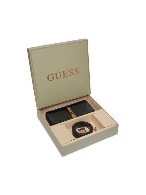 Guess Set portofel și curea Gift Box GFBOXW P3304 Negru