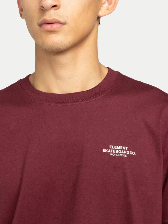 Element Element T-shirt Element Co ELYZT00603 Tamnocrvena Regular Fit