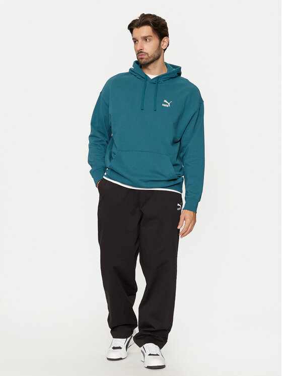 Puma Puma Majica dugih rukava Better Classics 624241 Zelena Relaxed Fit