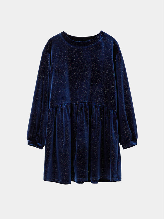 Desigual Desigual Abendkleid 23WGVK16 Blau Regular Fit