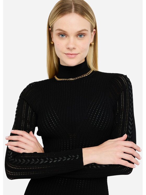 Liu Jo Liu Jo Cardigan CF5087MS46M22222 Nero Slim Fit