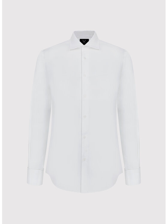 Pako Lorente Pako Lorente Koszula P25SF-1X-048 Biały Slim Fit