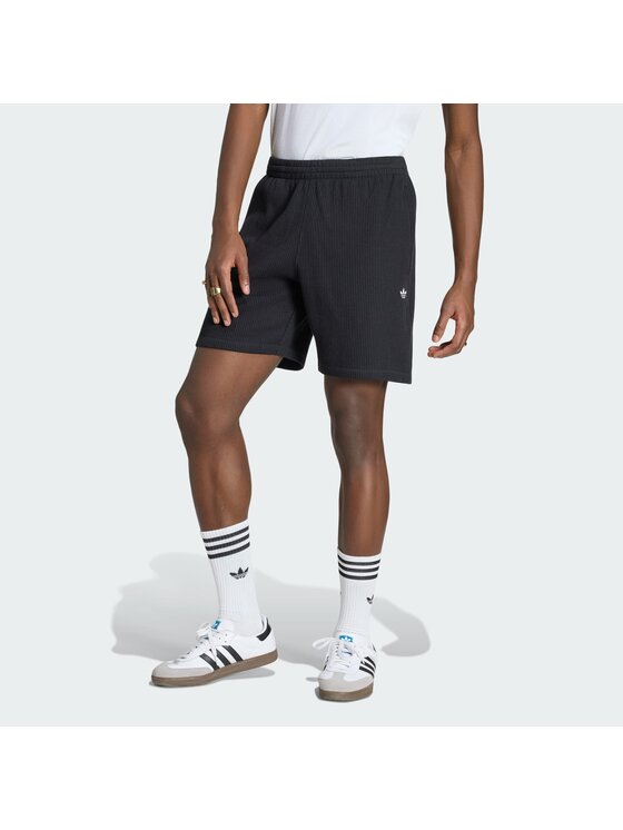adidas adidas Szorty materiałowe 168941 Czarny Regular Fit